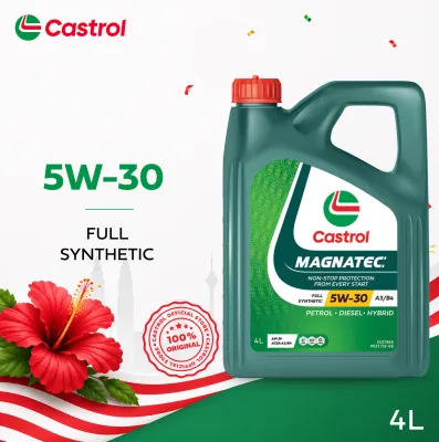 Castrol MAGNATEC 5W-30 (4L) Fully Synthetic Engine Oil API SP ACEA A3/B4 for Petrol Diesel and Hybrid Vehicles