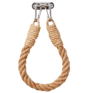 Toilet Roll Holder Wood Rope Wall Toilet Paper Holder