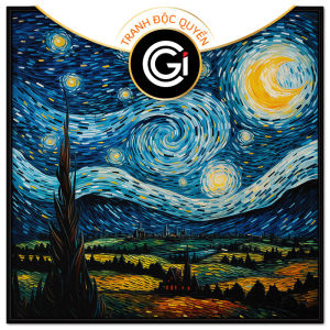 Tranh Treo Tường tranh dán tường Canvas Tranh Van Gogh phong cảnh sơn dầu CGI-59