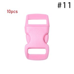 MIRELINA 4/10/50pcs High quality Paracord Bracelet Accessories Curved Webbing Outdoor Tool Side Release Buckle Dog Collar Strap Camp Bag Parts