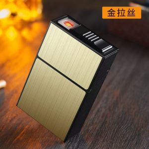 Rechargeable USB Windproof Waterproof Mens Premium Gift Casing Case / Box Collection Gift / Exquisite box