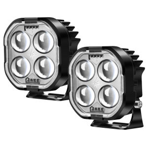Lampu Tembak Laser Motor 4 Mata 200 Watt  Putih/Kuning/Merah 3 warna Tembak LED Mobil Lampu Sorot