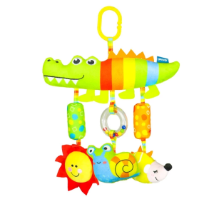 Baby stroller pendant toys rainbow cartoon animals caterpillar wind chimes baby soothing bed stroller pendants