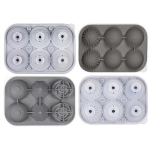 Innovative 6 Cavity Rose Ice Cubes Tray Grade Silicone Ice Mould for Unique Presentation Kitchen Tool