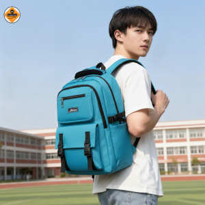 Balo Trung Học Chống Nước Xbags Sea Blue XB3201 Màu Xanh Dương Nhiều Ngăn Tiện Dụng Chống Sốc Trẻ Trung Cá Tính Đựng Laptop 15.6 Inch!