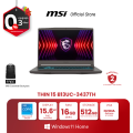 MSI NOTEBOOK THIN 15 B13UC-3437TH | 15.6"(FHD) | IPS | Intel Core i5-13420H | NVIDIA GeForce RTX 3050 | 16GB DDR4 | 512GB NVMe PCIe SSD | Windows 11 Home (โน้ตบุ๊ก) [Pre-Order จัดส่งภายใน7-15วัน]. 
