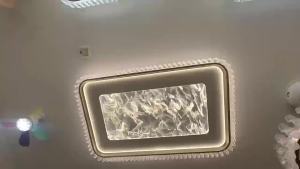 SXH New Italian Style Light Luxury Living Room Rectangular Round Ceiling Light Full Spectrum Eye Protection Smoke Board Version Ultra-thin