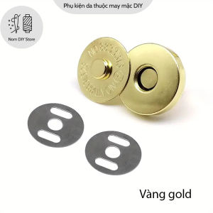 Nút Hít Nam Châm 14mm 18mm Chất Hợp Kim Loại Tốt Phụ Kiện Làm Túi Xách Handmade DIY