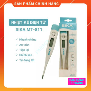 Nhiệt kế điện tử kẹp nách SIKA MT-811 có thể ngậm miệng hoặc hậu môn - Bảo hành chính hãng 6 tháng