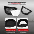 Active protective Hybrid full face shield PM2.5 masin rumput Sport Riding Mask Dust-Proof Face Cover. 