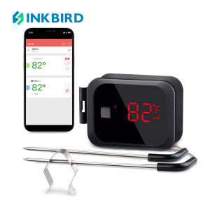 INKBIRD IBT-2X Wireless Kitchen Cooking Thermometers Bluetooth-compatible Smart Temperature Sensors for BBQ Indoor Outdoor Cooking