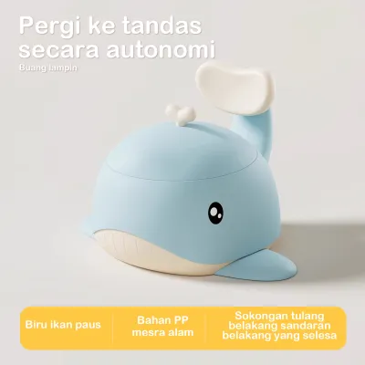 Portable Kids Toilet Seat Small Toilet Baby Toilet Seat Potty Training Seat with Backrest and Anti-slip Commode Chair Home Urinal