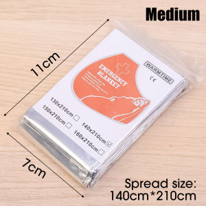 3Pcs Emergency Blanket Outdoor Survival First Aid Kit Camping Hiking Travel Windproof Insulation Lifesaving Tool Military Thermal Rescue Blanket