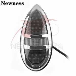 Motorcycle 18CM Custom Tail Lights 12V Stop Brake Turn Signal Flush Mount on Fender For Harley Yamaha Suzuki Honda Kawasaki