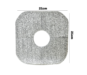 Spin Mop Flat Mop Round Head Floor Clean Water Separated Mop Quick Dry Microfiber Cloth Mop Lantai Mop Spinner Mop Set