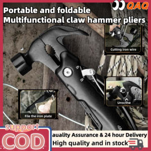 Hammer Multitool 12 in 1 Tools Set Perfect Gift Birthday Gift for Famiily Friend for Outdoor Hunting Hiking Stainless Steel