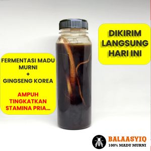 Madu BRIGAS kejantanan fermentasi gingseng alami tanpa campuran lain produk sesuai gambar dijamin