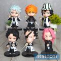 โมเดล Bleach บลีช เทพมรณะ ชุด 6 ตัว สูงประมาณ 9-10 ซม. งานจีนน่ารักๆ เก็บเงินปลายทางได้. 