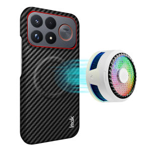 Magnetic Case For POCO F9 Ultra Pro Carbon Fiber Anti Fingerprint Raised Edge CA0024