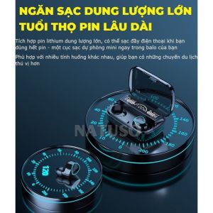 (BẢN SIÊU CẤP) Tai Nghe Bluetooth Không Dây M19 - M10 - S10 - F9 PRO Có Cảm ứng Vân Tay Phù Hợp Cho Mọi Dòng Máy