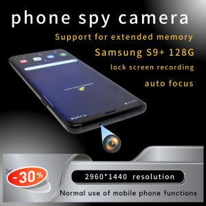 Samsung S9+ mobile phone spy camera secret recorder hidden camera candid camera hidden camera miniature camera hidden spy camera 2K auto focus