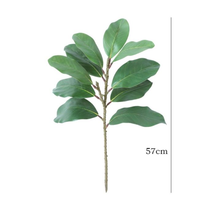 FOUNDTWO%2057cm%20Artificial%20Magnolia%20Leaf%20Branches%20Lifelike%20Real%20Touch%20Fake%20Magnolia%20Plant%20Photography%20Props%20Floral%20Art%20Simulated%20Green%20Plants%20Home%20Office%20Decor%20-%20Image%203