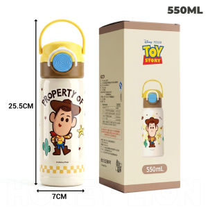 Disney x HoneyLion - Toy Story Buzz Lightyear Tumbler 550ml 316 Stainless Steel Insulated Flask Anti Slip Silicon Bottom for Kids