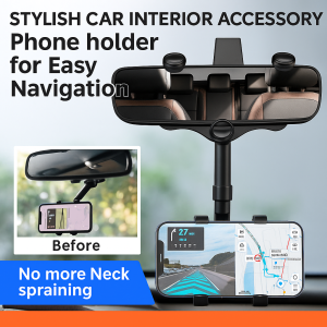 Car Phone Holder Soft Silicone Can Be Determined Trip Recorder Wear-resistant Mute Easy to Use