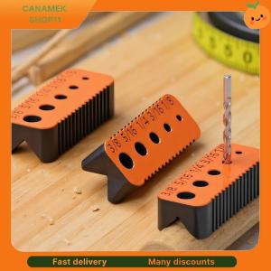 ❣️❣️❣️ Drill Guide For 4-10mm 3 8 5 16 1 4 1 8 Holes Drill Bit DIY Drill Jig Block Joints Tool Portable Keychain Design