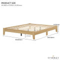 Queen Bed - MILLERS Series - 1 Color - Zen Style Queen Bed - Katil Queen Kayu - Katil Queen - Beds. 