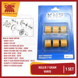 Roller Beat Fi 7 Gram (KNZ) Peloran Vanbelt Batu Timbangan Roler Weight Set Racing Vario Scoopy Fi