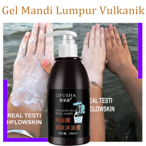 Sabun Vulkanik Pemutih Badan Sabun Cair Pemutih Badan Sabun Mandi Lumpur Vulkanik Sabun Mandi Lumpur Vulkanik pemutih 250ml