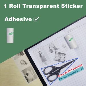 LIOTOG C22 Portable Label Thermal Printers Colorful Light Mini Printer Inkless Printing Stickers Paper 57mm