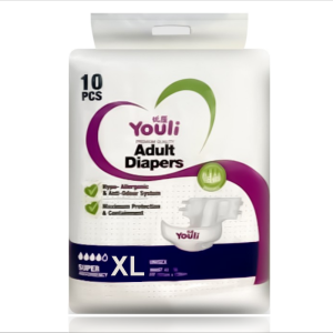 【 ทั้งชาย และหญิง 】YOULI สูดอากาศ ซึมซับได้2000ML  ผ้าอ้อมผู้ใหญ่ แบบแปะเทป  ผ้าอ้อมบางเฉียบ ผ้าอ้อมผู้ใหญ กันรั่วซึม ผู้สูงอาย M/L/XL แพมเพิส