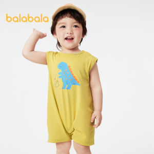 Balabala Baby Romper Baby Clothes Newborn Going Out Jumpsuit 2024 New Summer Trendy