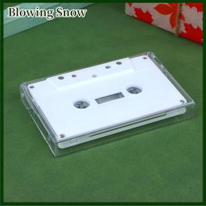 Blowing 1 cái hộp Băng Cassette hộp đựng trong suốt Hộp Băng trống ghi âm từ tính hộp chống bụi