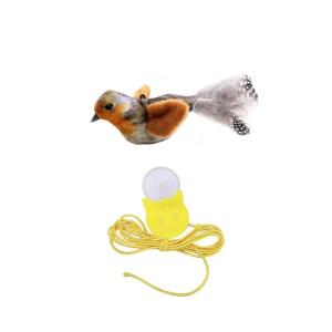 Interactive Cats Toy Funny Teasing Chirping Hanging Type Toy Entertainment Chirping Toy for Felines Play Cats Supplies