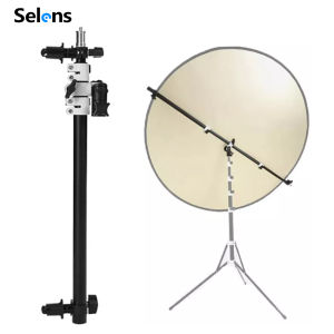 Selens Telescopic Reflector Holder Extendable Boom Arm 360 Degree Swivel with Adjustable Length for Photo Studio Product and Portrait Photography