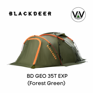 BLACKDEER GEO 35T 3 Person Expedition Tent | Ultralight DAC NSL Pole | Wind & Tear Resistant | Breathable Mesh