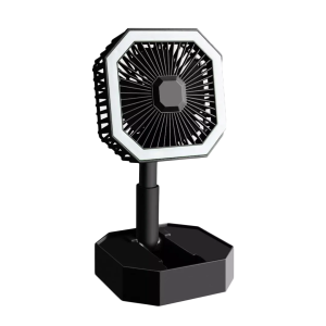LED Mini Fan Usb Rechargeable Strong Wind Portable Desk Fan