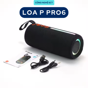 ( CAO CẤP ) Loa Nghe Nhạc P PRO 6 Kết Nối Bluetooth 5.1 Thế Hệ Mới Kháng Nước IPX67 Pin Khoẻ Âm Thanh Vượt Trội
