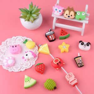 Cartoon Fruit Cable Protector Cute Charger Protector Cable Winder Organizer Cable Bite Data Line USB Charging Protective Cover