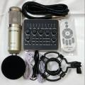 [ CHUẨN COMBO  ] Thiết Bị Phòng Thu Âm Chuyên Nghiệp-Trọn Bộ Sound Card V10-Micro Thu Âm Cao Cấp BM900 – Thu Âm Hát Live Stream Tại Nhà-Âm Thanh Cực Hay-Thỏa Mãn Niềm Đam Mê Ca Nhạc, Hát Karaoke, Đầy Đủ Phụ Kiện Kèm Tai Nghe Cực Ngầu. 