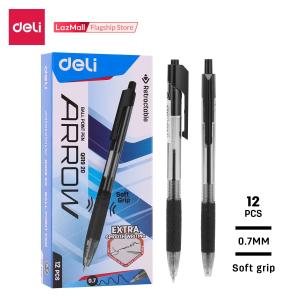 Deli Ballpoint Cetek Penulisan Halus 0.7mm Hitam EQ01920