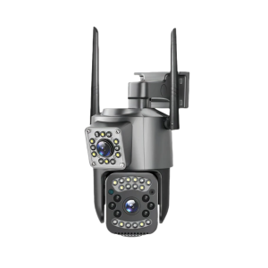 V380 Pro Dual Lens CCTV Camera Outdoor HD 8MP Waterproof PTZ Control 360° IP Camera Bidirectional Audio 5G Night Vision Motion Detection WIFI Connect To Phone Remote Surveillance Camera With Alarm