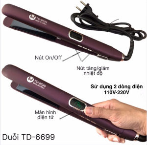Máy duỗi tóc sử dụng 2 dòng điện bảng nhỏ 6699