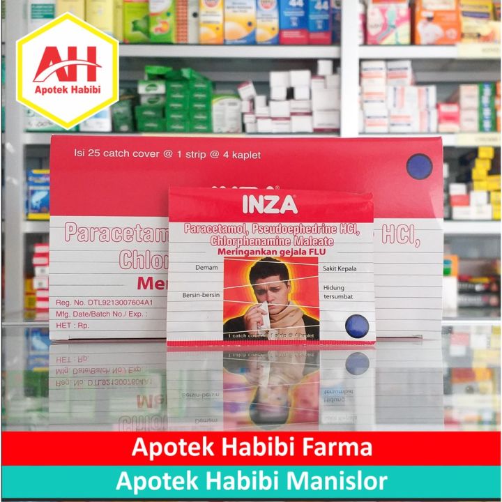 Inza Api Inza 5 strip isi 20 kaplet Obat Inja Insa Inza Obat panas pilek alergi ...
