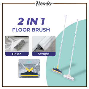24ShipOut HOMIER Brush Cleaner Bathroom Toilet Floor Brush Gap Cleaning Squeegee Brush Sweep Mop Floor Cleaning Berus Tandas