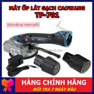 Máy ốp lát gạch Caowang TP701 - 2 chức năng đầm rung + hít gạch - Pin 2200mAh