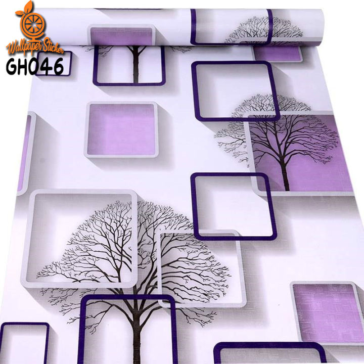 DISKON Wallpaper Stiker Dinding Ukuran 45cm x 8m Wallpaper Dinding